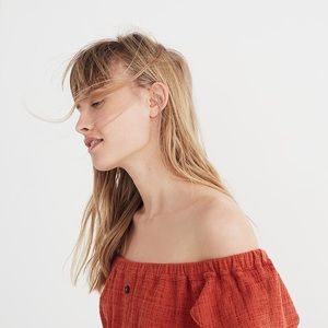 Texture & Thread Off-the-Shoulder Dress Spiced Rose